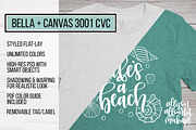 Editable Colors Bella Canvas Mockup, a Shirt Mockup by Allison Affourtit Mocks (Thumbnail 1 of 4)