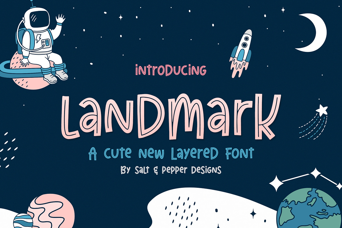 Landmark Font Trio, a Font by Salt & Pepper Designs (Photo 1 of 8)