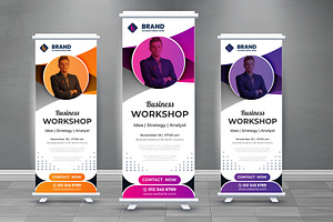 Business Roll Up Design Template.