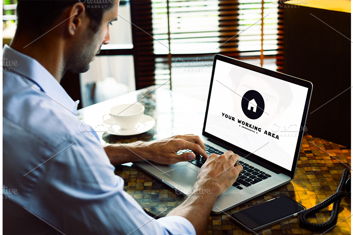 Working Man Mockup, a Household Mockup by graphichouse