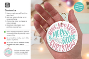 Round Ornament Canva Smart Mockup, a Mockup by Mockup Scene (Thumbnail 6 of 11)
