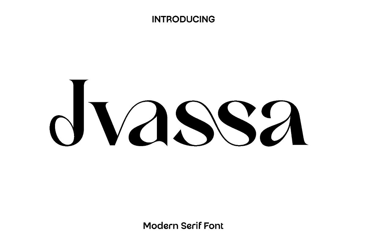 Jvassa Modern Serif Font, a Serif Font by Luna Shop (Photo 1 of 6)