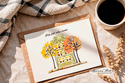 Autumn Magic Clip Art Set, a Seasonal Illustration by Leonaa art (Thumbnail 4 of 9)