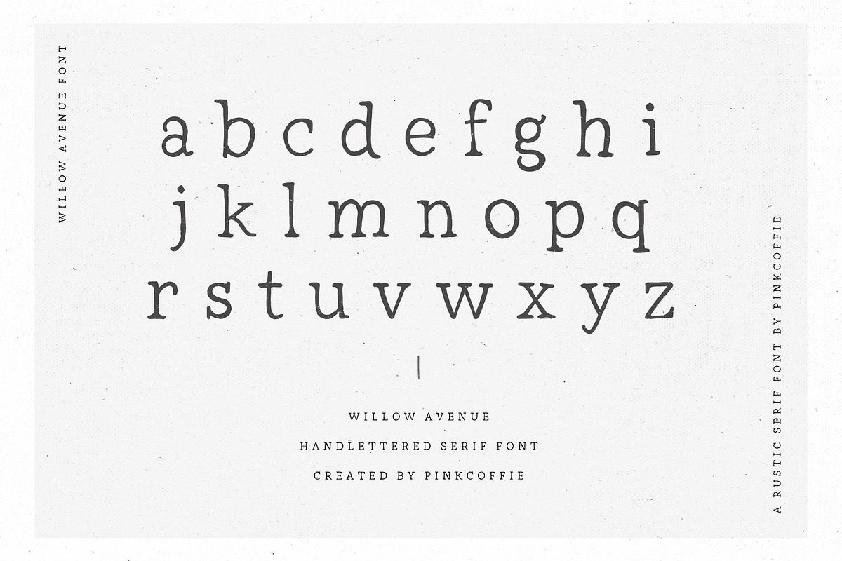 Willow Avenue | Hand lettered Serif preview 7