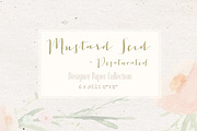 Papers - Mustard Seed Desaturated, a Pattern Graphic by Create The Cut (Thumbnail 4 of 4)