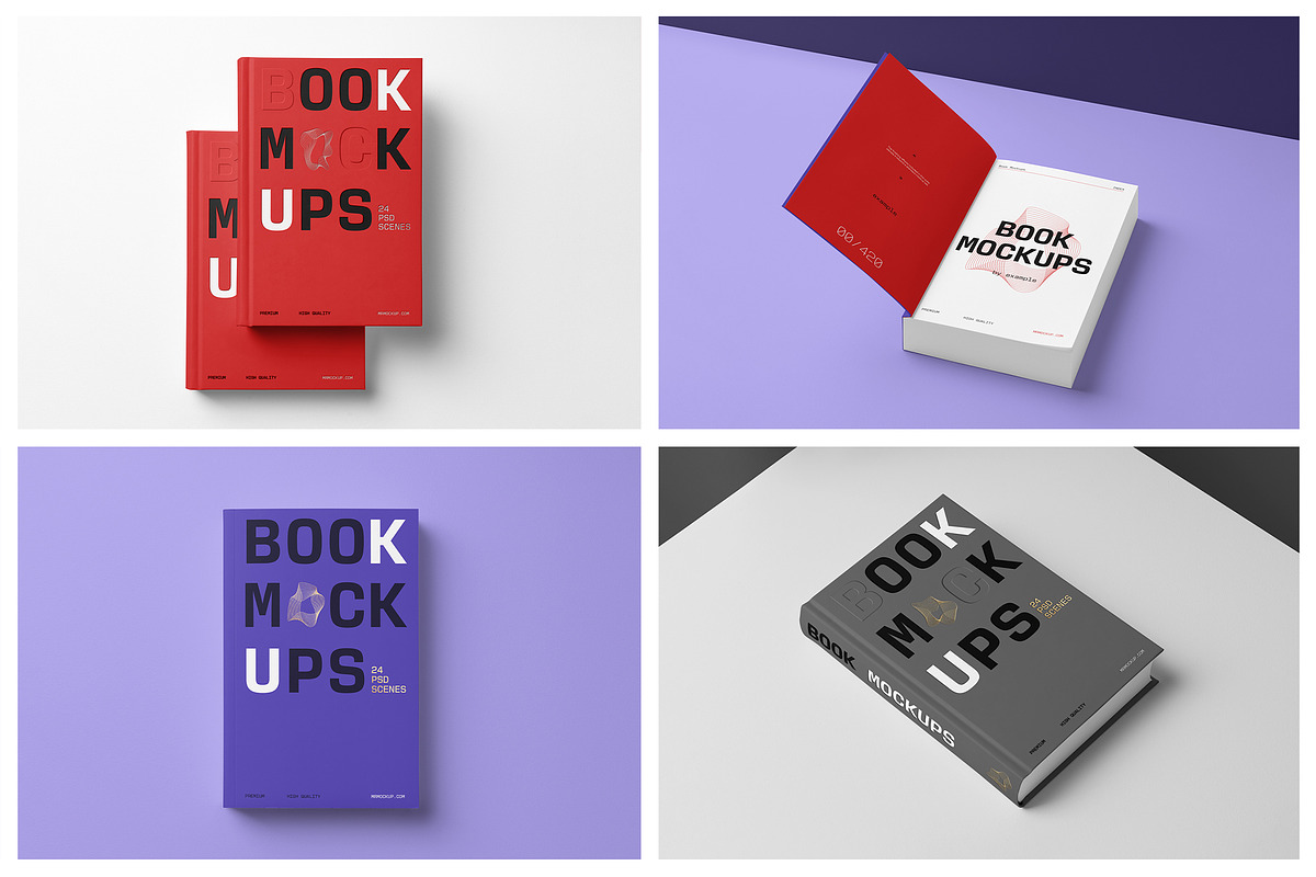 Studio Book Mockups Soft & Hardcover, a Books & Magazine Mockup by Mr.Mockup™ (Photo 10 of 15)