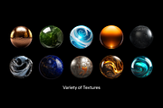 35 Textured Spheres Pack, an Object Graphic by neueworld (Thumbnail 4 of 6)