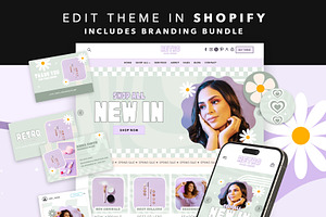 Retro Sage Green Shopify Themesage g