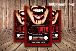 Halloween flyer, a Flyer Template by The G! Design