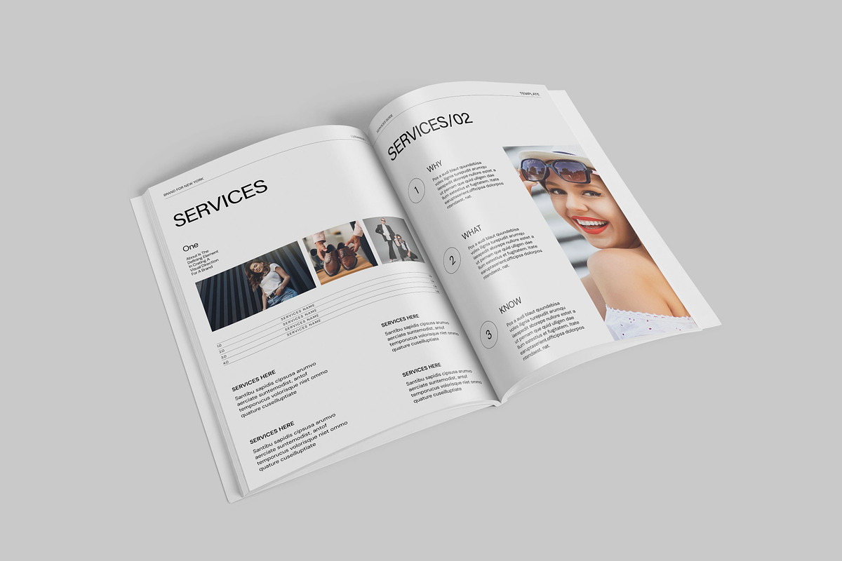 Services Guide Template, a Brochure Template by Creatiya Type (Photo 4 of 6)