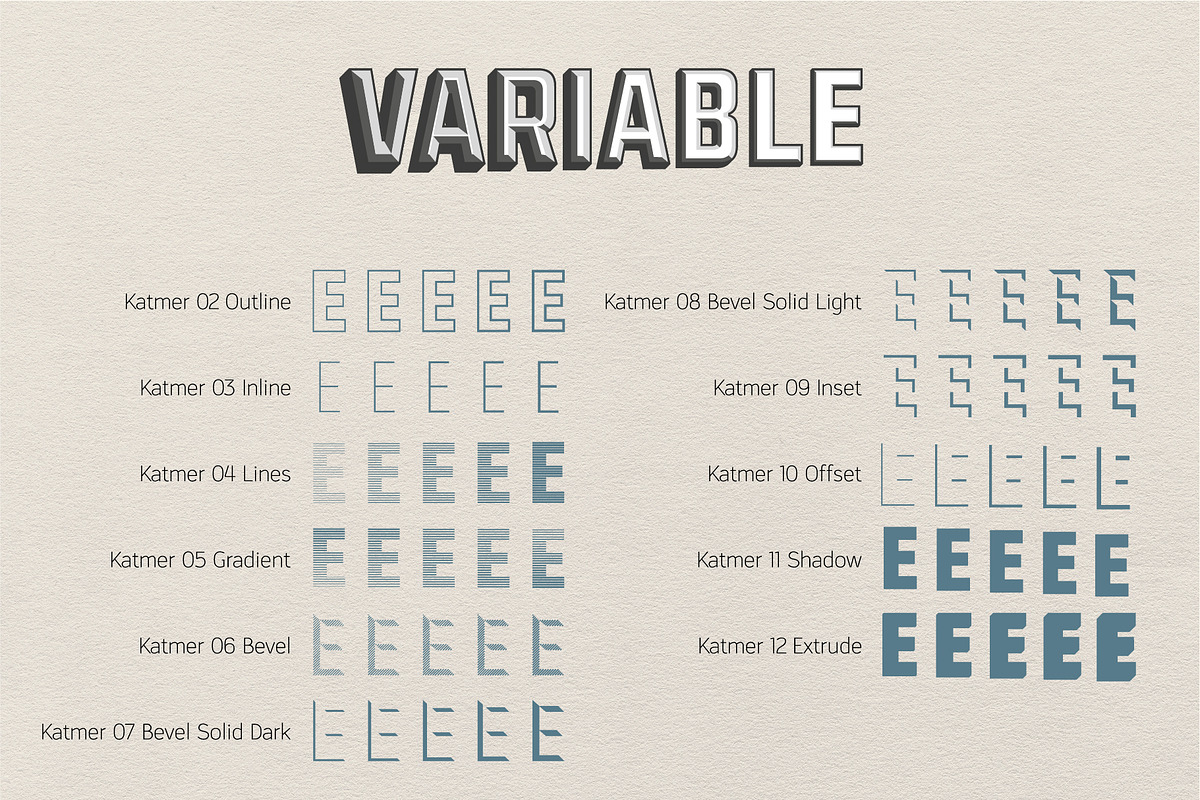 Katmer, a Sans Serif Font by K:O\Fonts (Photo 3 of 5)