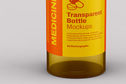 Transparent Plastic Bottle Mockup, a Product Mockup by Illusiongraphic (Thumbnail 18 of 20)