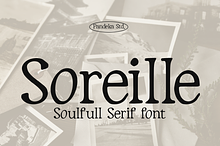 Soreille - Soulful Serif Font
