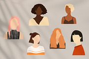 Portraits of women and shapes, a Person Illustration by by Margo (Thumbnail 10 of 11)