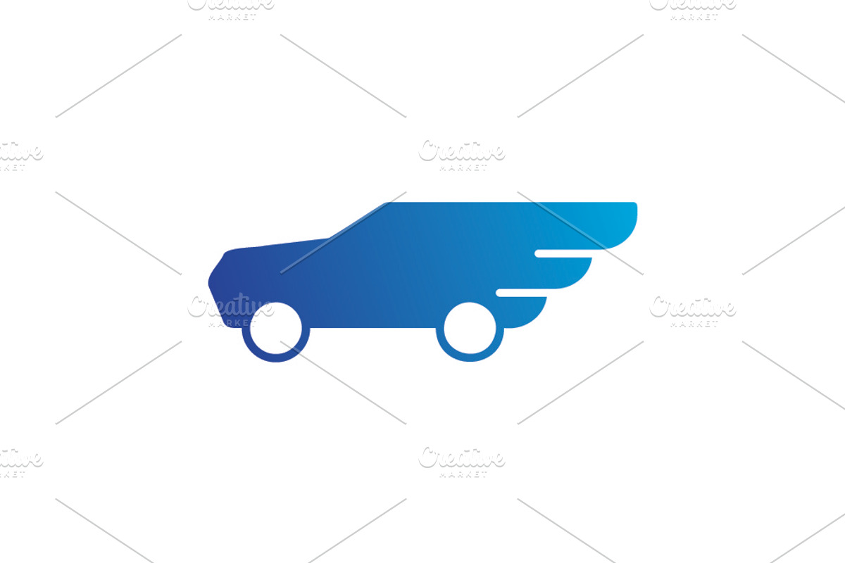 Flying Car Simple Logo for Business, a Branding & Logo Template by Logo Loom (Photo 1 of 5)