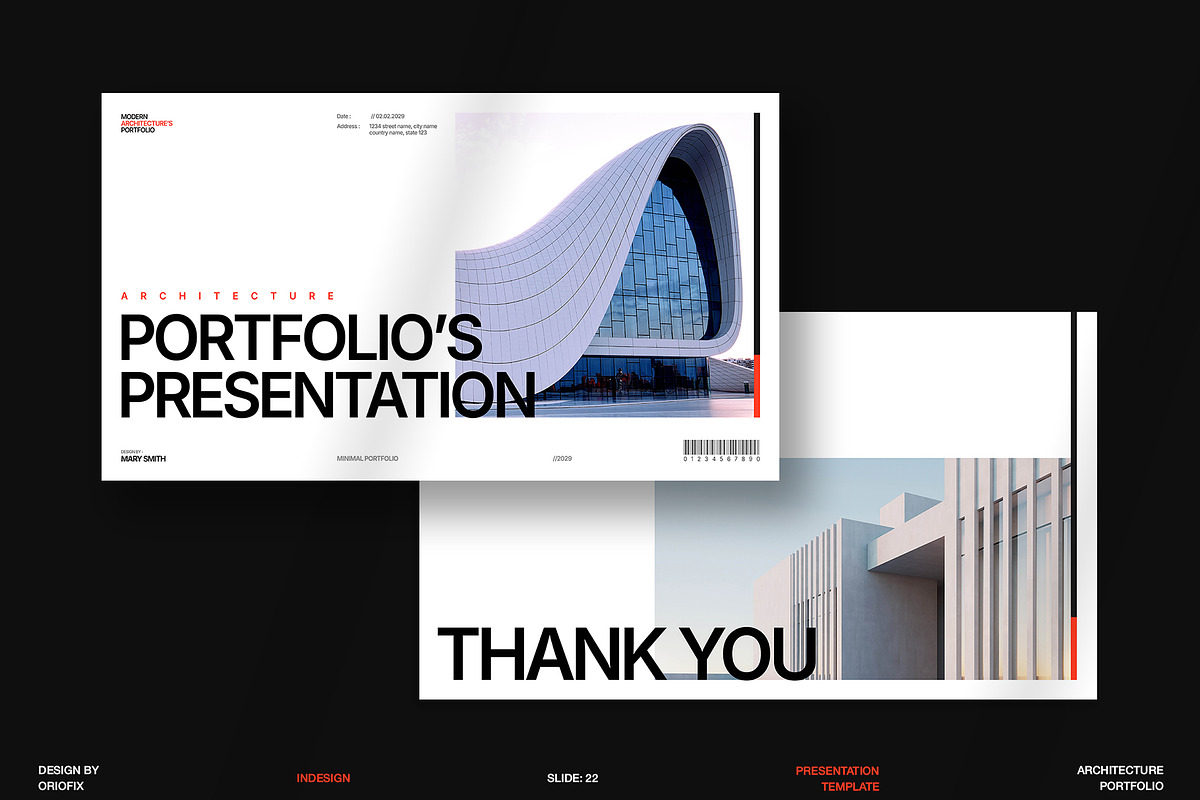 Architecture Portfolio Presentation, a Presentation Template by Oriofix (Photo 4 of 11)