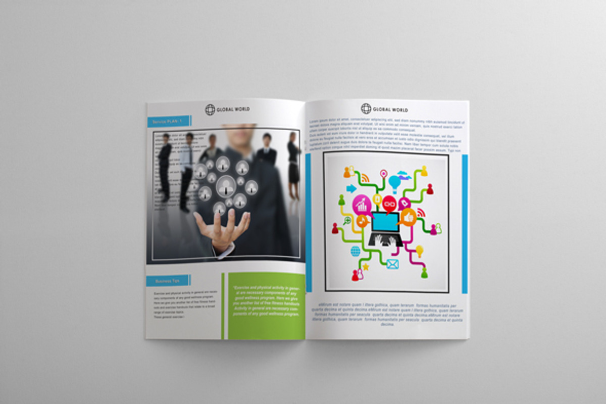 Proposal Brochure 8 Pages, a Brochure Template by shujaktk (Photo 4 of 5)