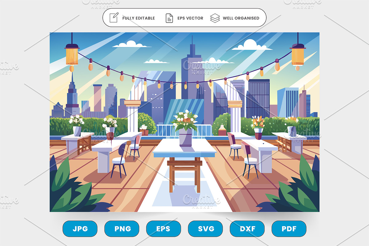 Interior of a restaurant with wooden, a Graphic by SaroStock