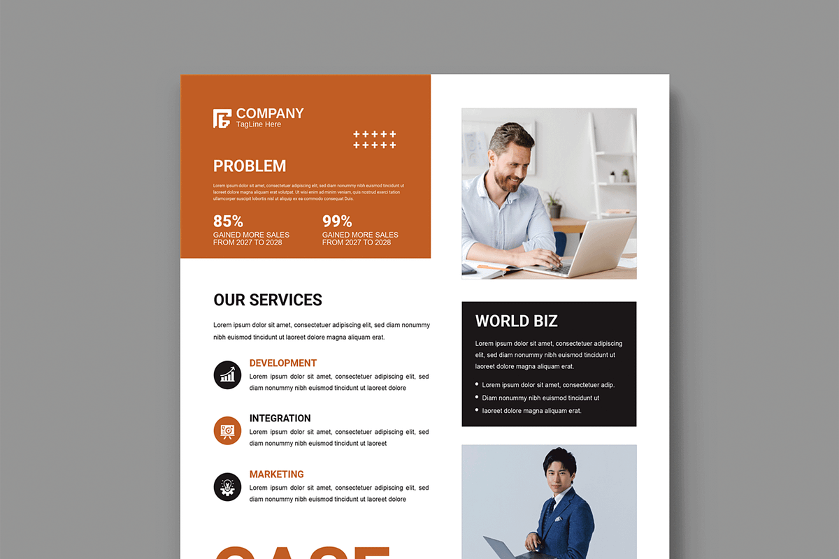 Case Study Template, a Stationery Template by MightyDesign (Photo 2 of 8)