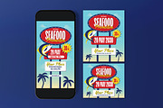 Seafood Restaurant Promotion Flyer, a Flyer Template by graphicook (Thumbnail 3 of 3)