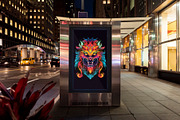 Psychedelic Grin Monster. 16 Posters, a Decorative Illustration by KENO Mascots (Thumbnail 6 of 9)