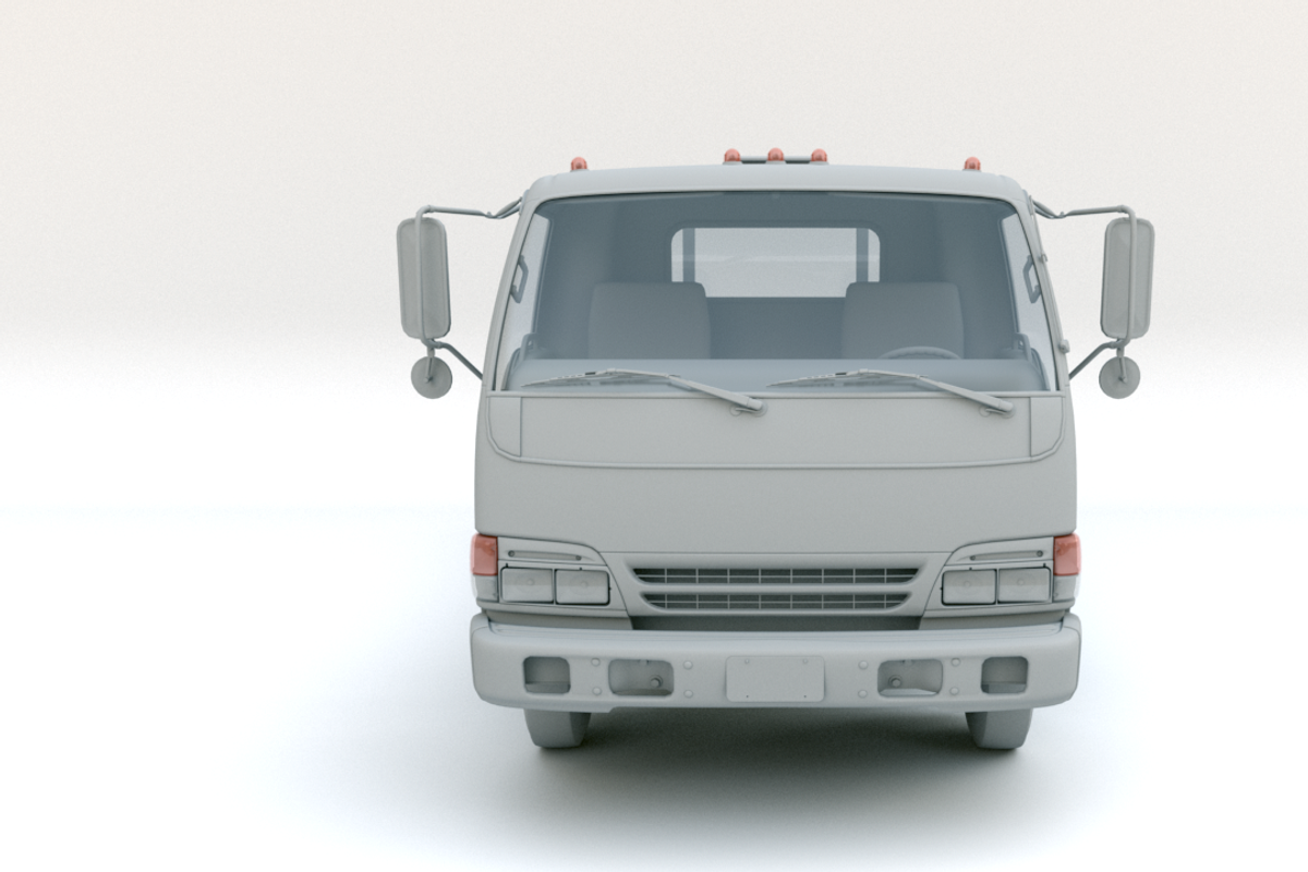 Isuzu Flatbed Truck, a Cars & Vehicle 3D Model by Olives (Photo 2 of 21)