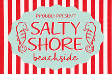 Salty Shore Beachside - Vintage Font