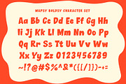 Mapsy Boldsy – Ugly Handwritten Font, a Handwritten Font by Mbonster Design Studio (Thumbnail 15 of 15)