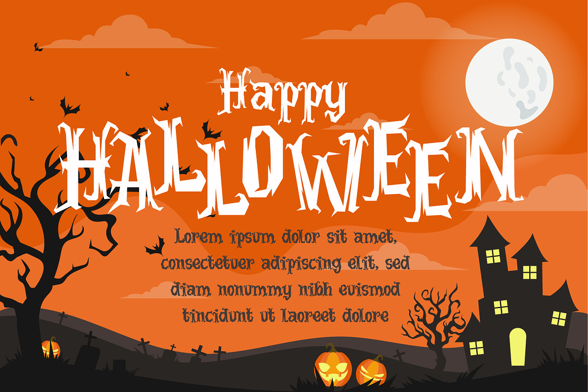 SpookyBranc, a Font by Rashdrawn (Photo 2 of 4)