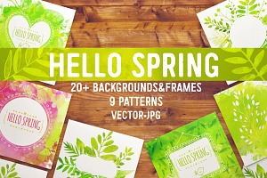Nature backgrounds and patterns