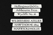 Woodlands - Vintage Hand-painted, a Serif Font by Harmonais Visual (Thumbnail 8 of 23)