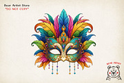 Mardi Gras Hand-drawn PNG Bundle, an Object Illustration by GlitterCraft (Thumbnail 4 of 101)