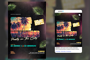 Summer Party Flyer Template, a Flyer Template by Hotpin (Thumbnail 2 of 2)