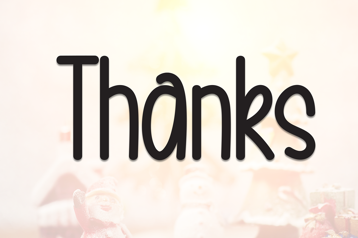 Christmas Sunshine | Script Font, a Script Font by Scratchones (Photo 8 of 8)