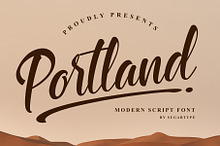 Portland | Modern Delicate Script