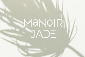 Manoir Jade. Sans Serif Font