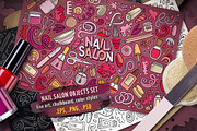 Nail Salon Objects Set, an Object Graphic by BALABOLKA (Thumbnail 1 of 4)