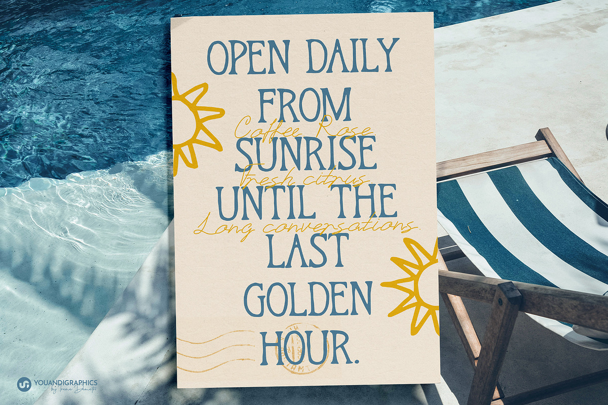 Handwritten Serif & Script Font Duo, a Handwritten Font by Youandigraphics (Photo 2 of 10)