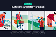 Environment Illustration Art Set, an Emoji Icon by Brickclay (Thumbnail 5 of 9)