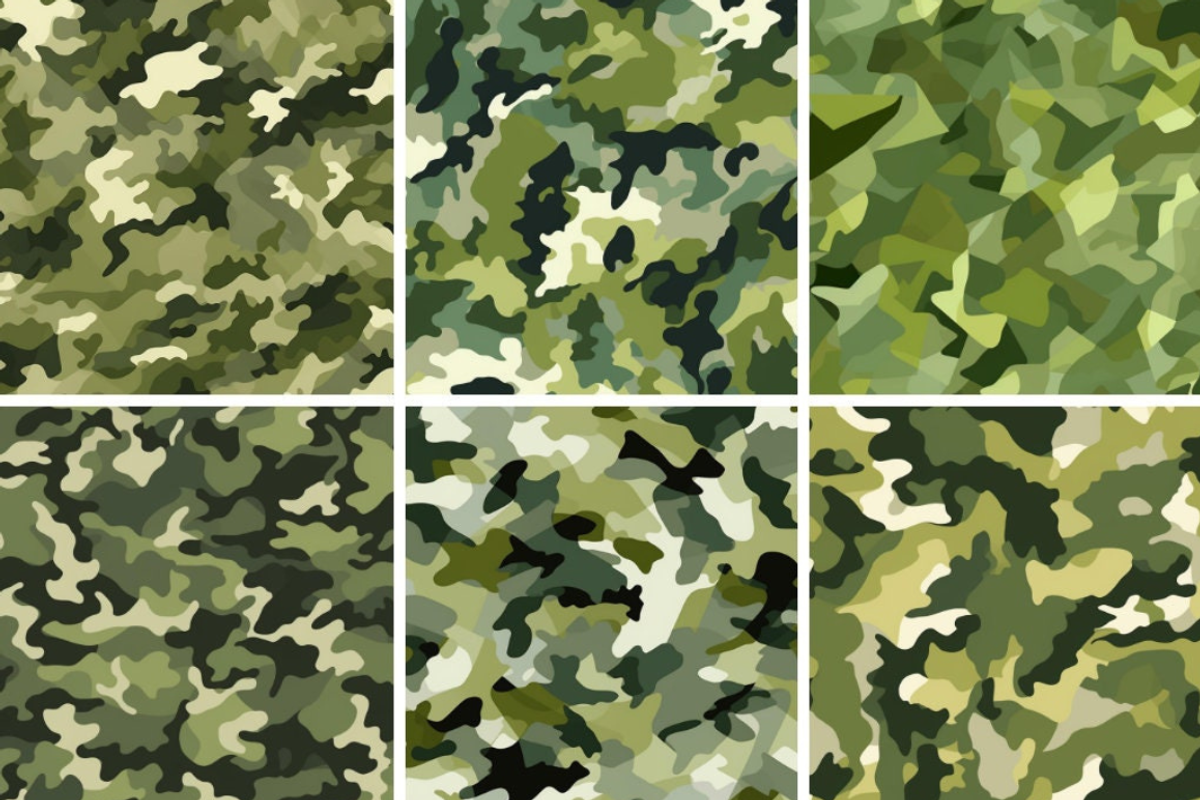 Olive Camouflage Seamless Patterns, a Pattern Graphic by PrintablesByFranklyn (Photo 3 of 5)