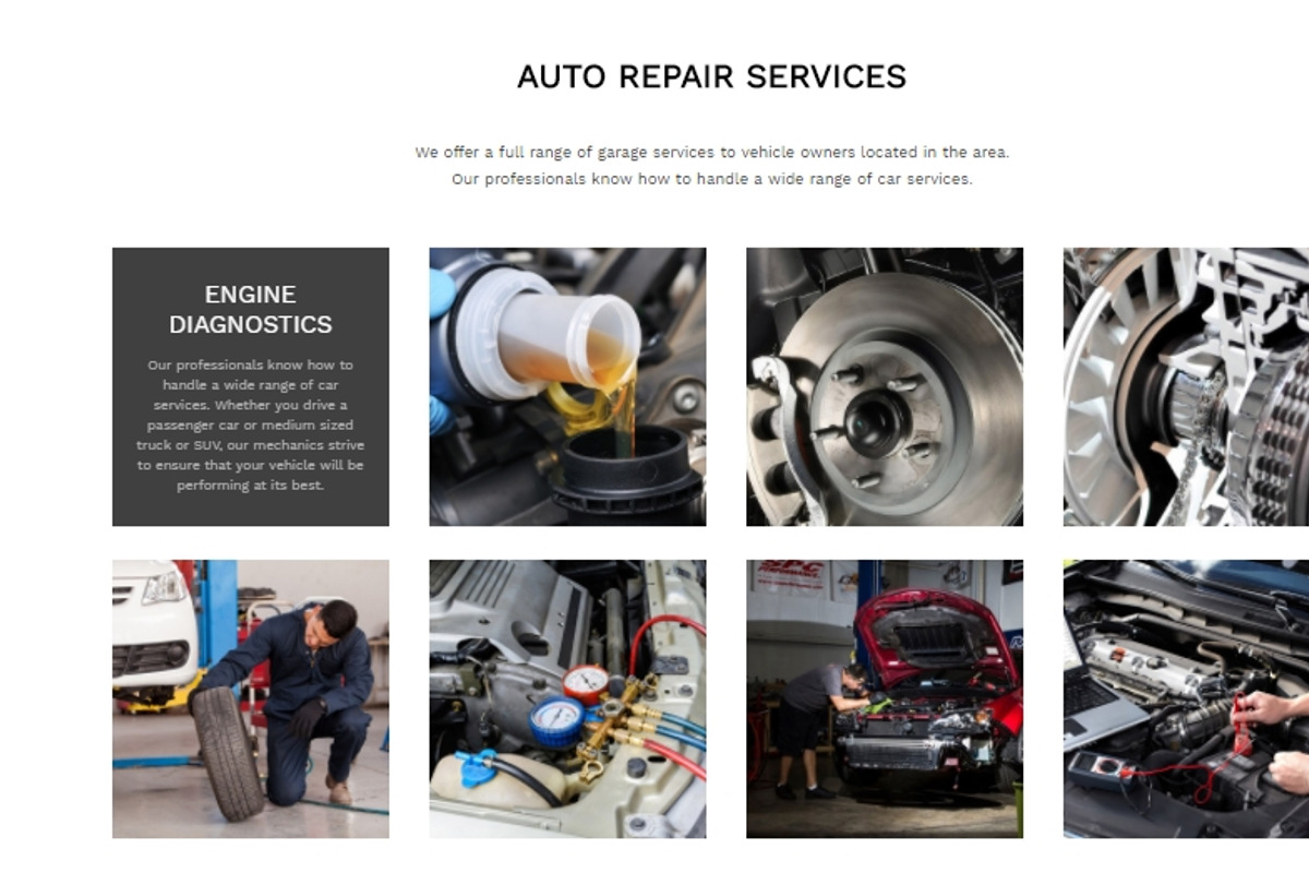 Mechanic Auto Repair WordPress Theme preview 2