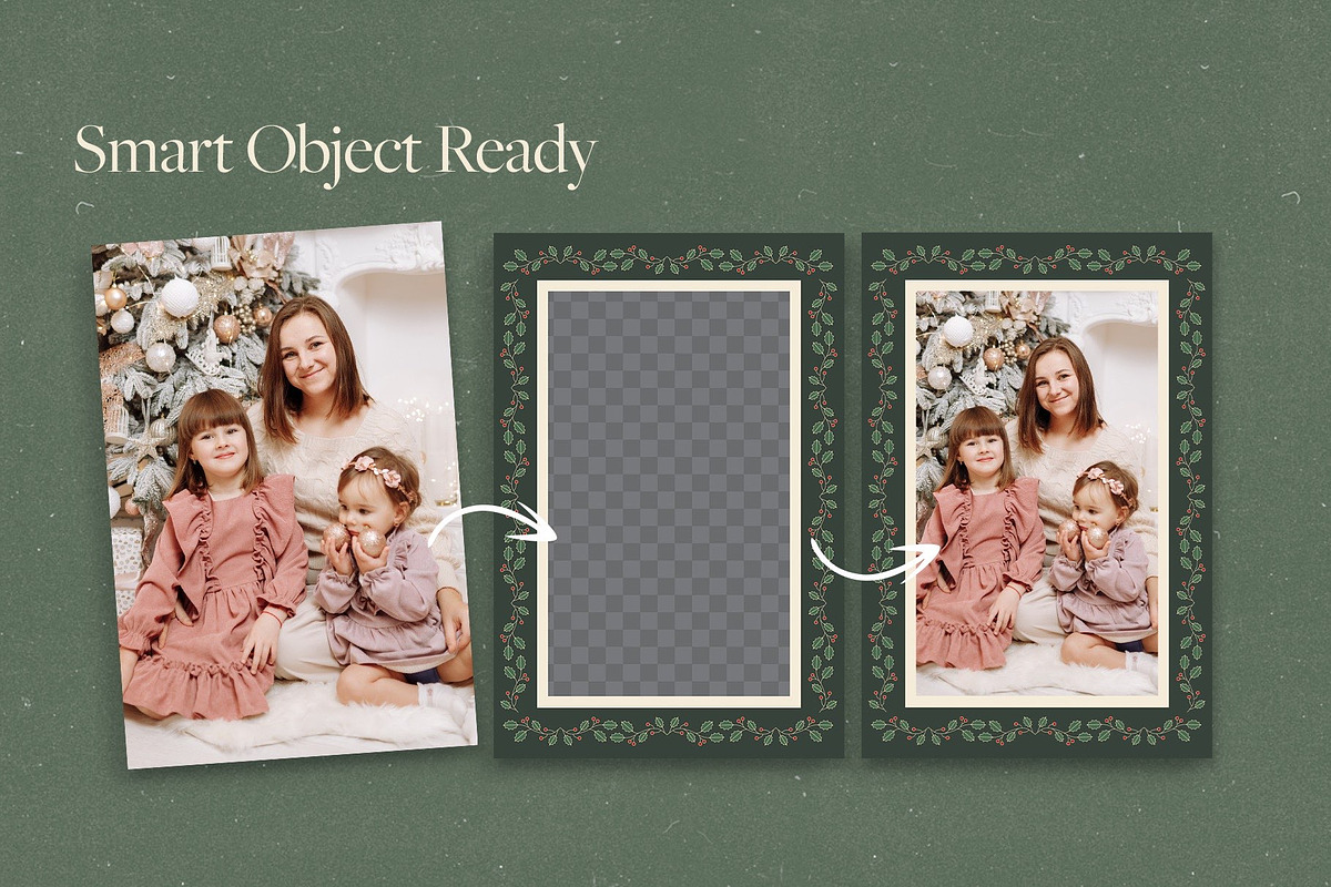 Christmas Photo Frame Template, a Flyer Template by DesignerCandies (Photo 4 of 5)
