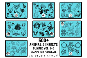 Bundle Animals & Insects -Stamp Sets