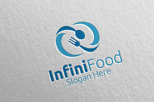 Infinity Food Logo For Restaurant 27