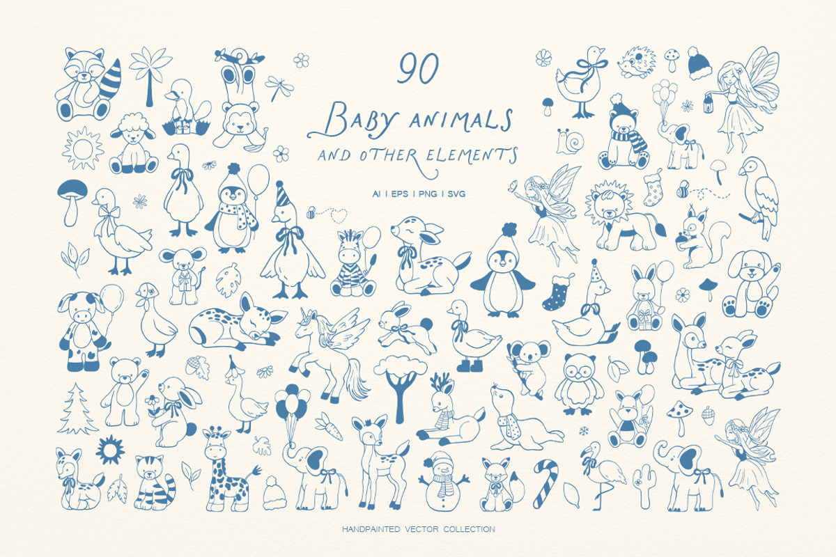 Whimsical Set Babies Vibes, an Object Graphic by ViktoriyaD (Photo 5 of 24)