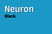 Neuron black, a Sans Serif Font by sergio (Thumbnail 1 of 3)