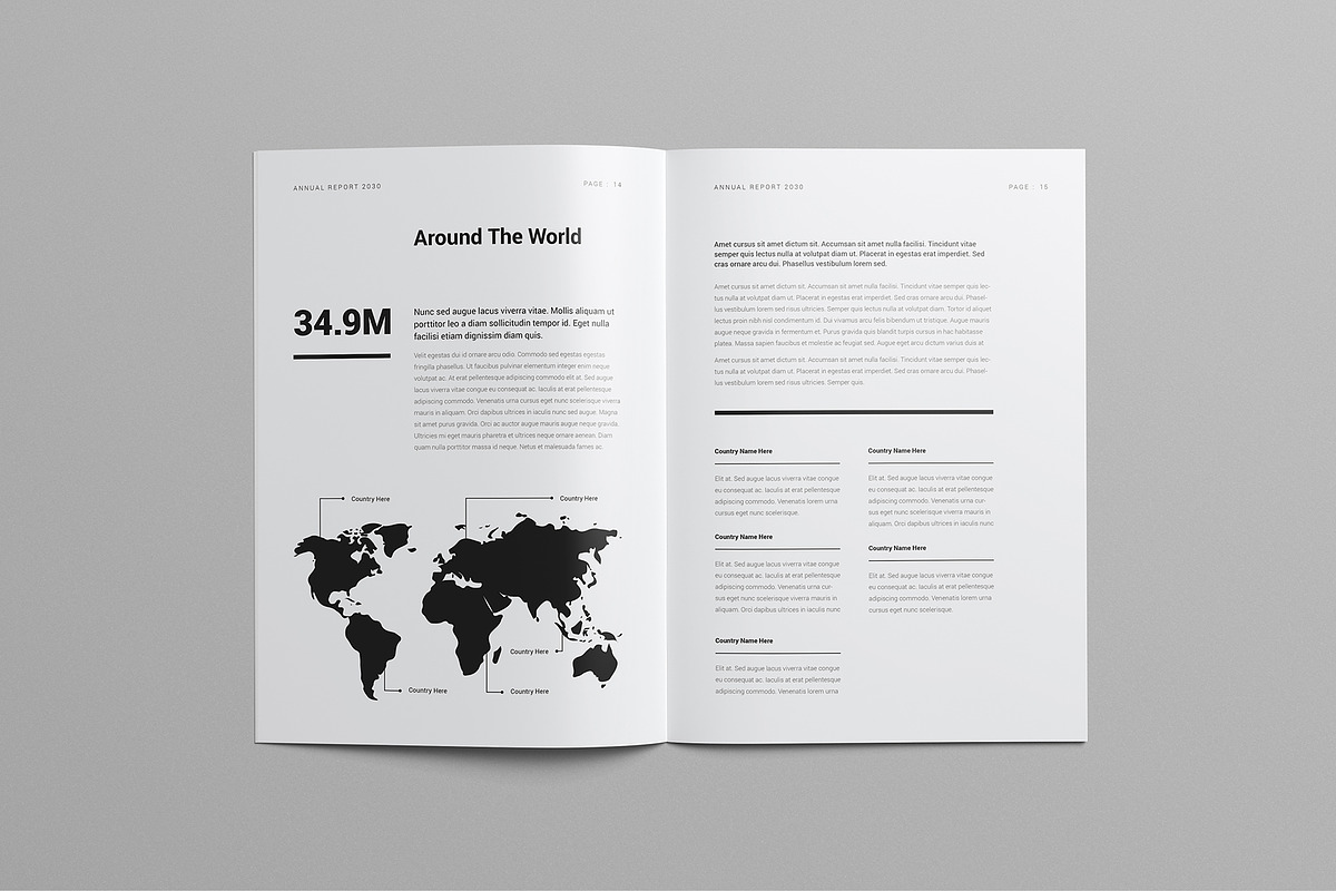 Annual Report | Canva & InDesign preview 8