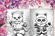 Red Panda Coloring Pages for Kids, a Brochure Template by LA Design (Thumbnail 9 of 10)