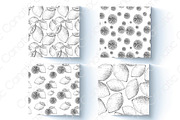 Lemon. Sketch and patterns, a Background Graphic by Canatic (Thumbnail 5 of 19)
