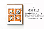 Cute Halloween Ghost Reading PNG, an Illustration by Libby Wishes (Thumbnail 3 of 6)